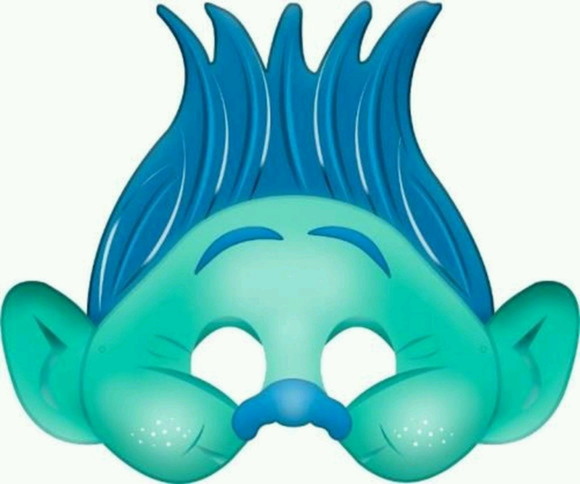 Máscara Personalizada Trolls - Imagem 3