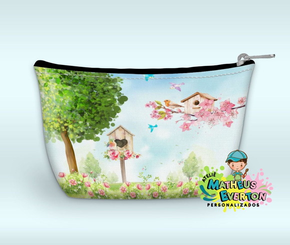 Necessaire Jardim Encantado (faço Outros Temas) - Imagem 3