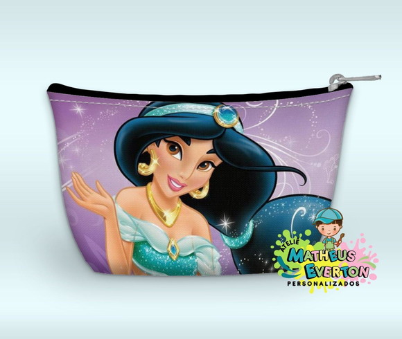 Necessaire Personalizada Aladdin e Princesa Jasmine. - Imagem 5
