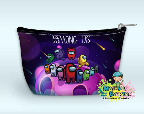 Necessaire Personalizada Among Us Faço Outros Modelos - Imagem 5