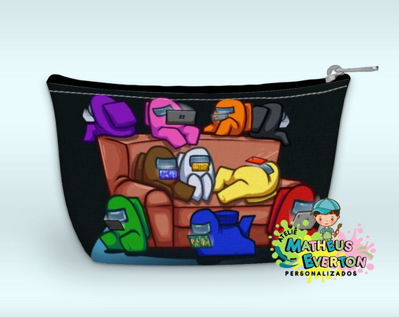 Necessaire Personalizada Among Us Faço Outros Modelos - Imagem 3