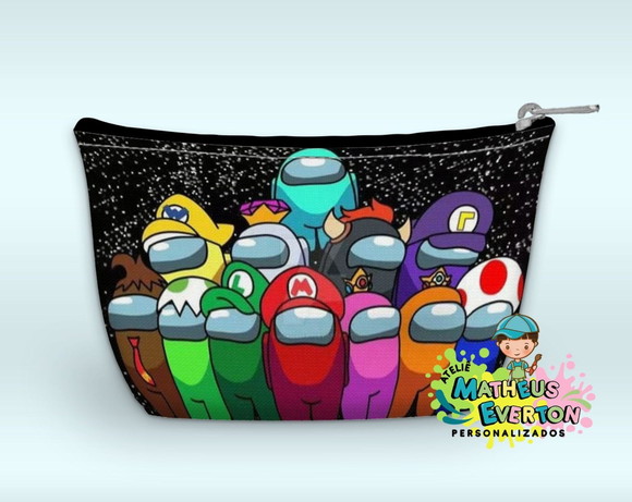 Necessaire Personalizada Among Us Faço Outros Modelos - Imagem 4