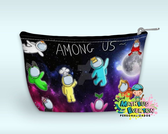 Necessaire Personalizada Among Us Faço Outros Modelos - Imagem 5