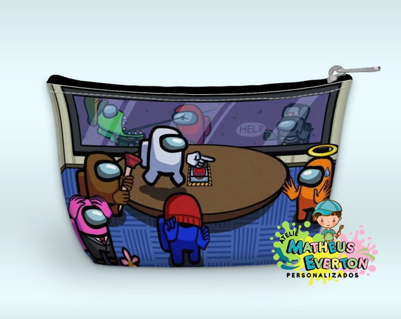 Necessaire Personalizada Among Us Faço Outros Modelos - Imagem 2