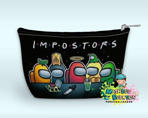 Necessaire Personalizada Among Us Faço Outros Modelos - Imagem 4
