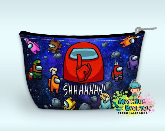 Necessaire Personalizada Among Us Faço Outros Modelos - Imagem 5