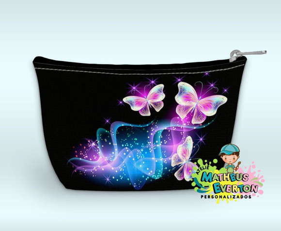 Necessaire Personalizada Borboleta Neon - Imagem 2