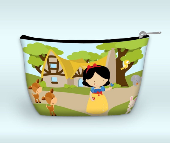 Necessaire Personalizada Branca de Neve Cute (faço Outros). - Imagem 4
