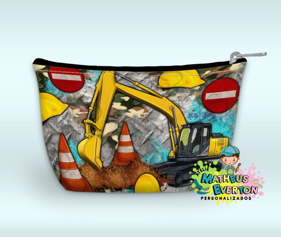 Necessaire Personalizada Construção ( Faço Outros Modelos). - Imagem 3