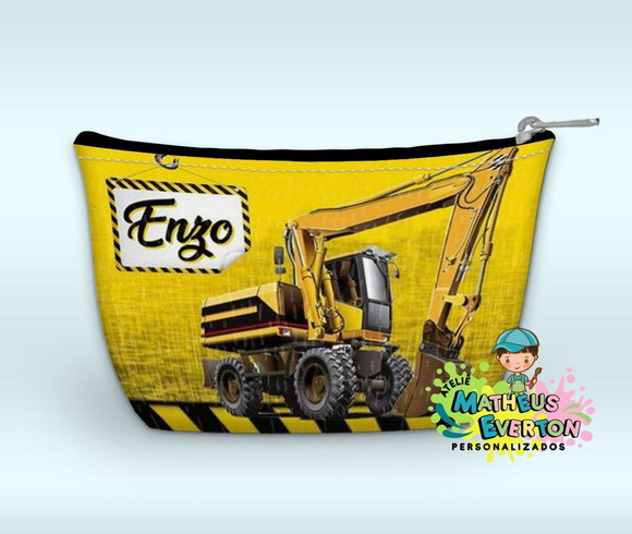 Necessaire Personalizada Construção ( Faço Outros Modelos). - Imagem 4