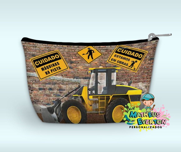 Necessaire Personalizada Construção ( Faço Outros Modelos). - Imagem 2