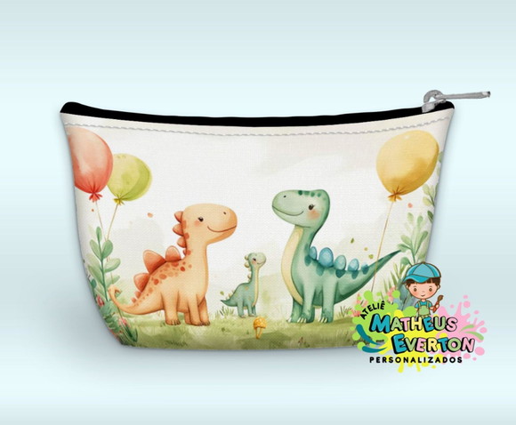 Necessaire Personalizada Dino Baby (faço Outros Modelos). - Imagem 3