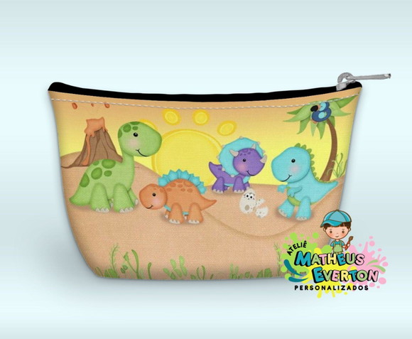 Necessaire Personalizada Dino Baby (faço Outros Modelos). - Imagem 4