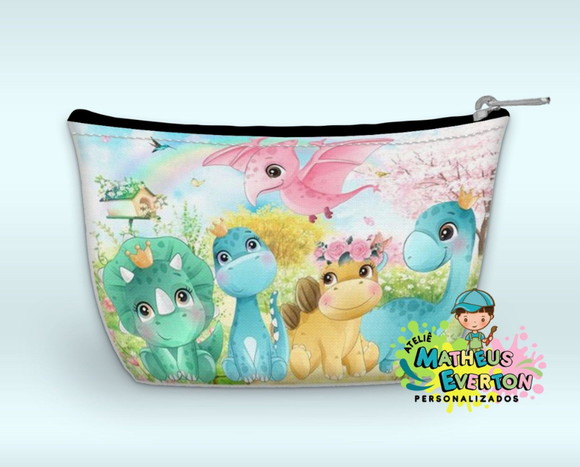 Necessaire Personalizada Dino Baby (faço Outros Modelos). - Imagem 5