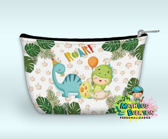 Necessaire Personalizada Dino Baby (faço Outros Modelos). - Imagem 2