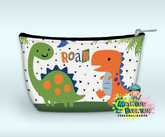 Necessaire Personalizada Dino Baby (faço Outros Modelos). - Imagem 3