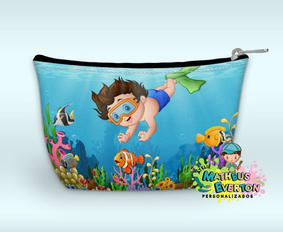 Necessaire Personalizada Fundo do Mar - Imagem 5