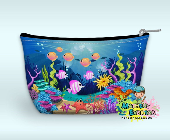 Necessaire Personalizada Fundo do Mar - Imagem 5