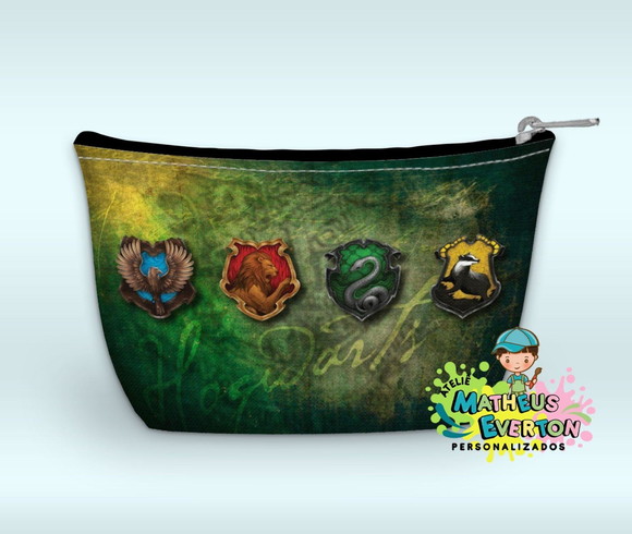 Necessaire Personalizada Harry Potter Casas de Hogwarts - Imagem 4