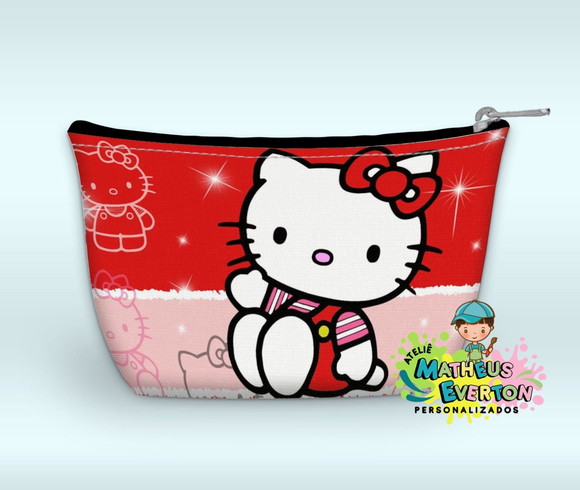 Necessaire Personalizada Hello Kitty (faço Outros Modelos) - Imagem 4