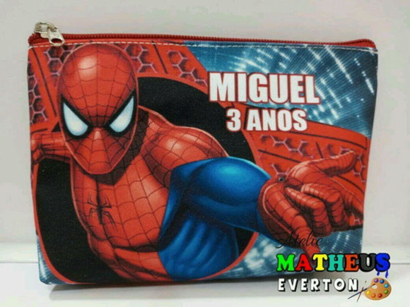 Necessaire Personalizada Homem Aranha Modelo - Imagem 2