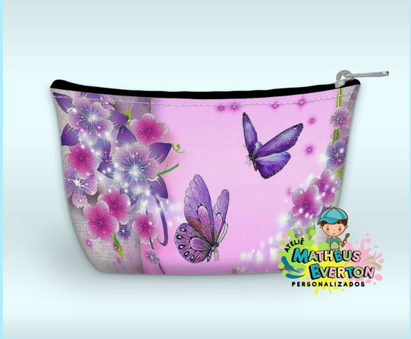 Necessaire Personalizada Jardim das Borboletas - Imagem 3
