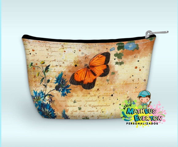 Necessaire Personalizada Jardim Dasborboletas - Imagem 3