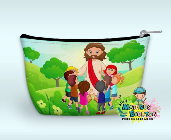 Necessaire Personalizada Jesus e as Crianças - Imagem 3