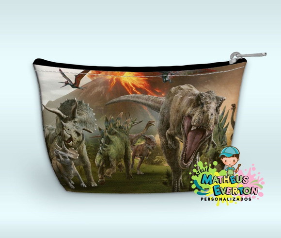 Necessaire Personalizada Jurassic Park ( Faço Outros Tema ). - Imagem 3