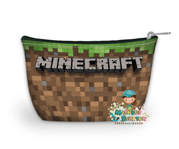 Necessaire Personalizada Minecraft
