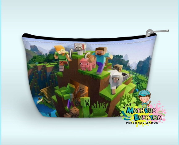 Necessaire Personalizada Minecraft (faço Outros) - Imagem 2