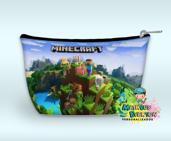 Necessaire Personalizada Minecraft (faço Outros) - Imagem 4