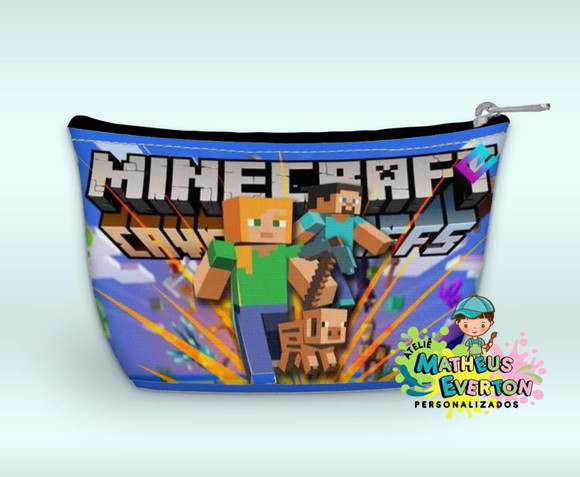 Necessaire Personalizada Minecraft (faço Outros) - Imagem 5