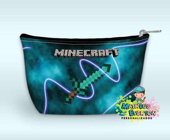 Necessaire Personalizada Minecraft (faço Outros) - Imagem 3