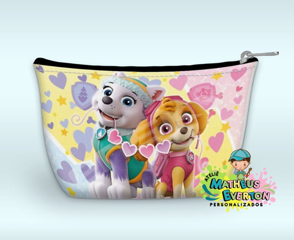 Necessaire Personalizada Patrulha Canina Skye e Everest