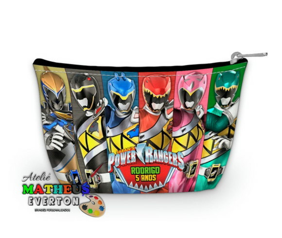 Necessaire Personalizada Power Rangers (faço Outros Modelos)