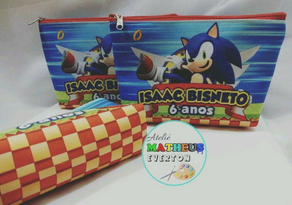 Necessaire Personalizada Sonic 2 - Imagem 2