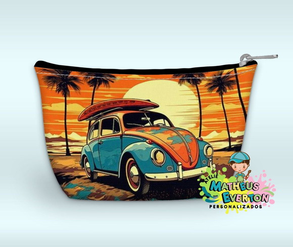 Necessaire Personalizada Tardezinha Fusca Faço Outros Temas