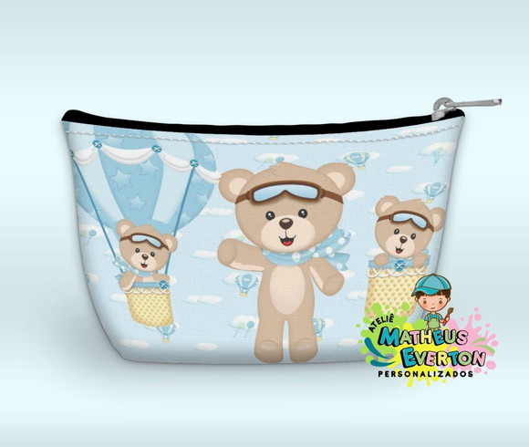 Necessaire Personalizada Ursinho Aviador - Imagem 3