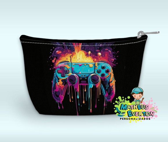 Necessaire Personalizada Video Game (faço Outros Modelos). - Imagem 3
