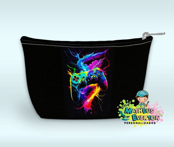 Necessaire Personalizada Video Game (faço Outros Modelos).