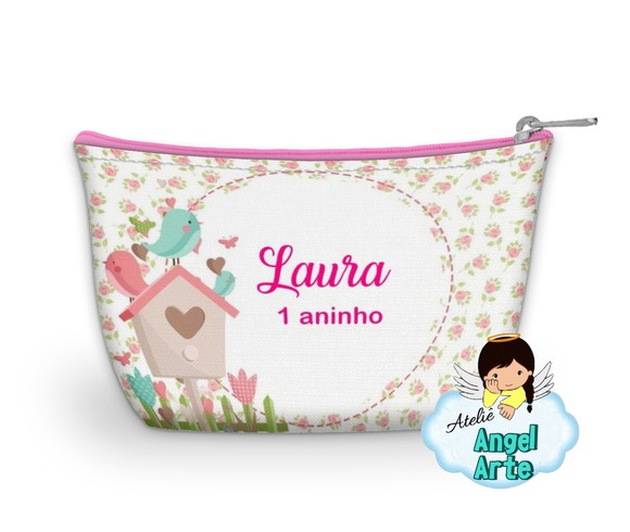 Necessaire Personalizado Jardim Encatado