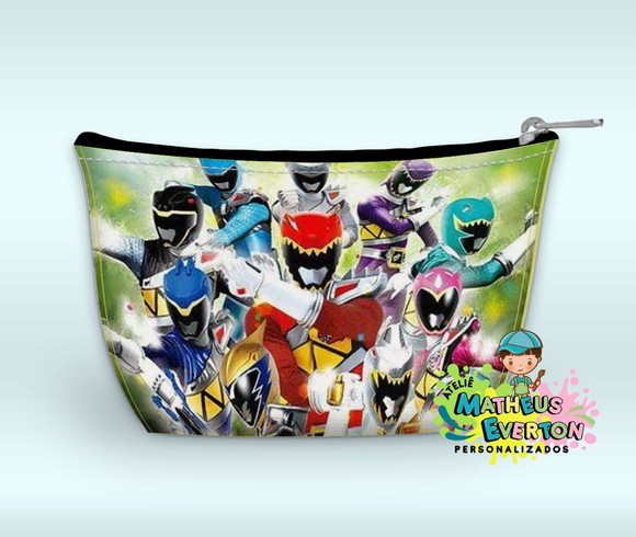 Necessaire Power Rangers Dino Charge ( Faço Outros Modelos ) - Imagem 5