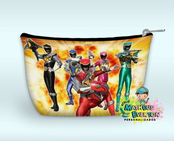 Necessaire Power Rangers Dino Charge ( Faço Outros Modelos ) - Imagem 3