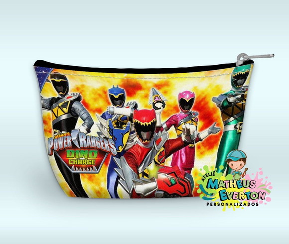 Necessaire Power Rangers Dino Charge ( Faço Outros Modelos ) - Imagem 4