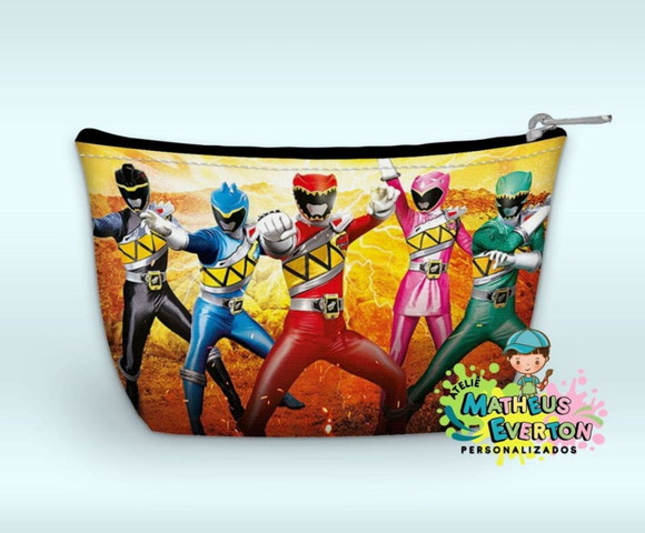 Necessaire Power Rangers Dino Charge ( Faço Outros Modelos ) - Imagem 3