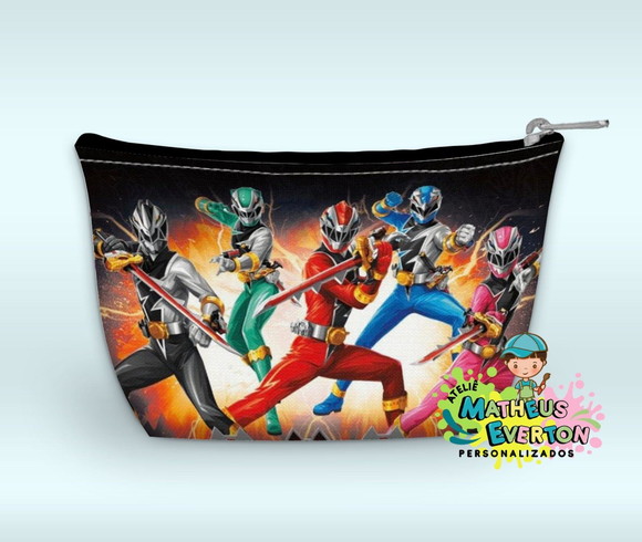 Necessaire Power Rangers Dino Fury ( Faço Outros Modelos ) - Imagem 2