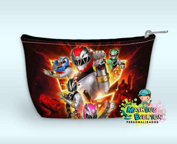 Necessaire Power Rangers Dino Fury ( Faço Outros Modelos ) - Imagem 5
