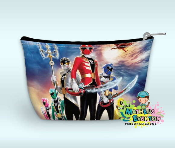 Necessaire Power Rangers Megaforce (faço Outras Temporadas)