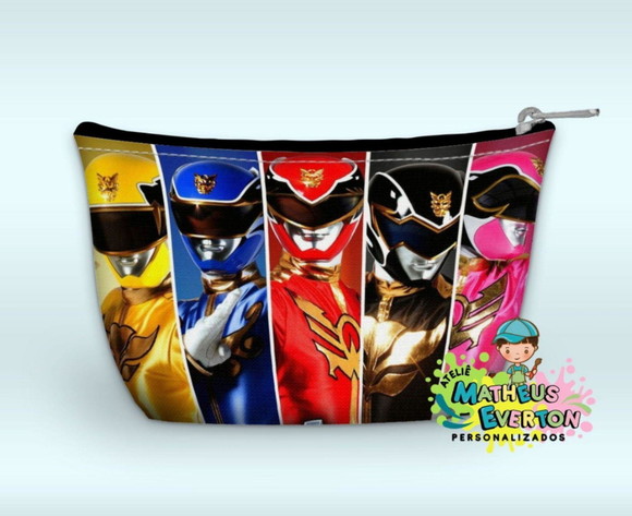 Necessaire Power Rangers Megaforce (faço Outras Temporadas) - Imagem 4